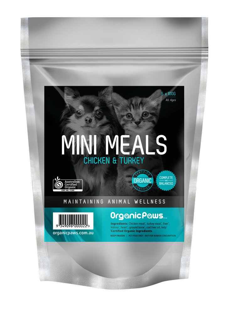 Organic Paws - Mini Meals (Chicken & Turkey 500 g)