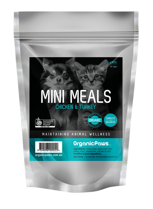 Organic Paws - Mini Meals (Chicken & Turkey 500 g)