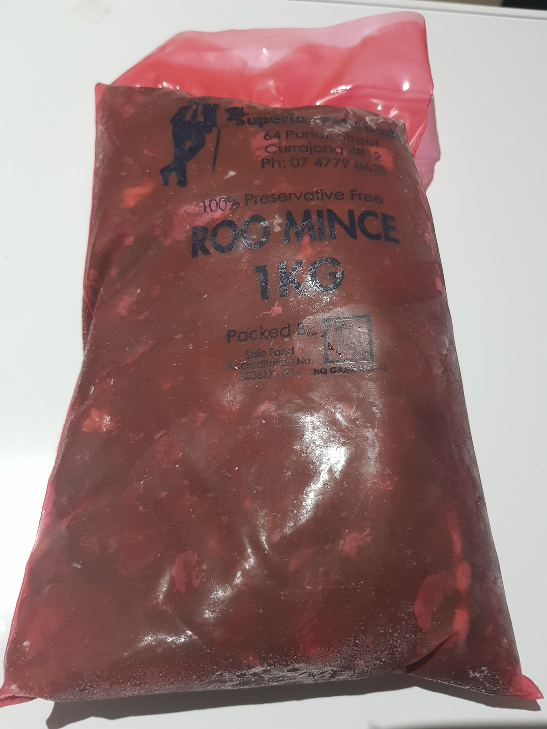 Roo Mince (1kg) – RawFood4Pets